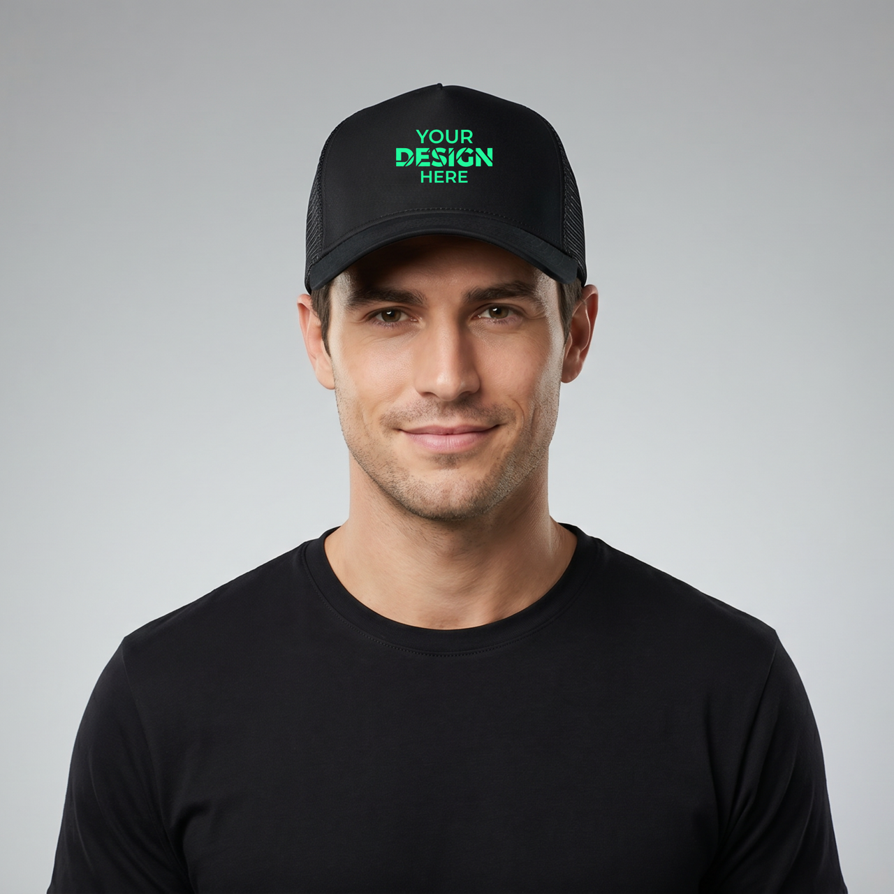 Snapback trucker